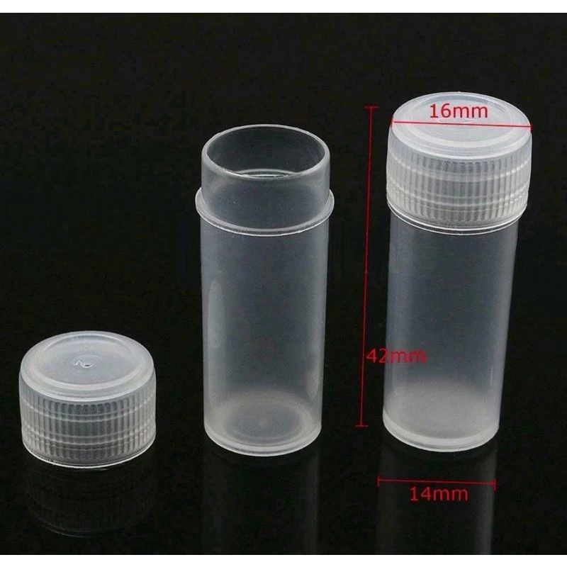 Botol Plastik Sample Vial 50pcs pack